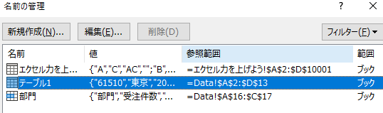 名前一覧